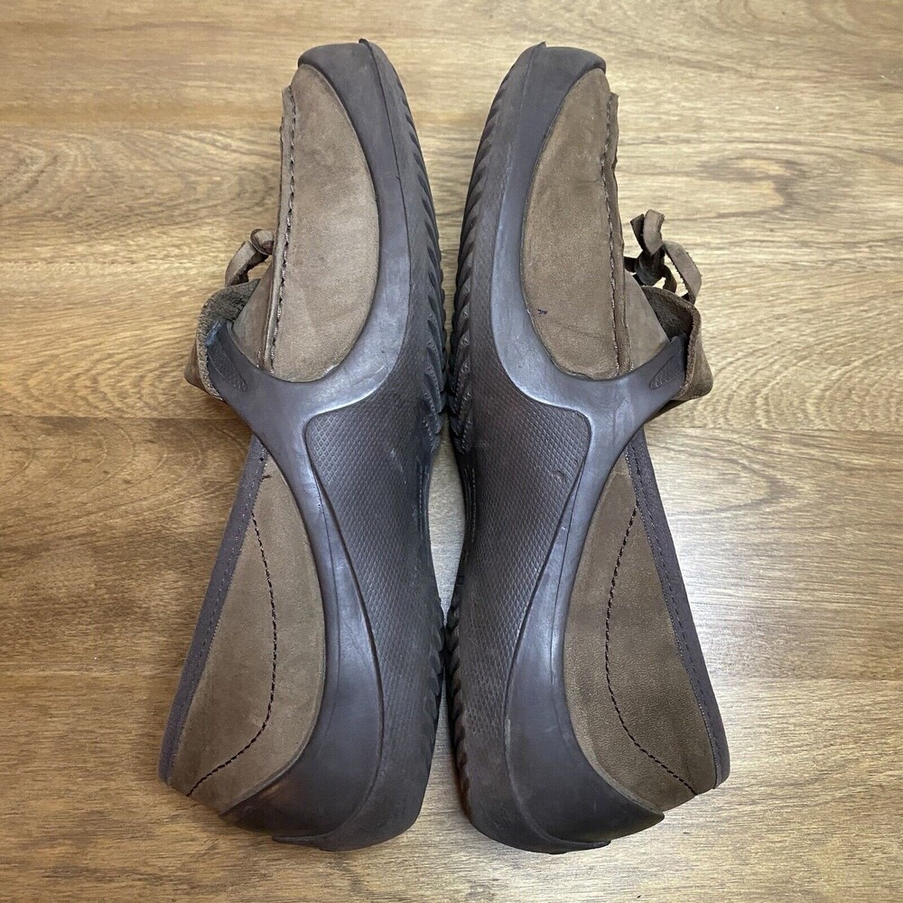 Crocs Womens Size 11 Suede Nubuck Wrapped Loafer Bow Croslite Lightweight - Picture 7 of 15